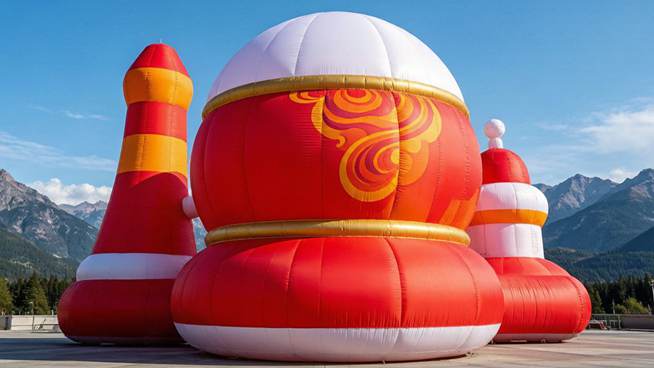 Large Custom Landscape Inflatables